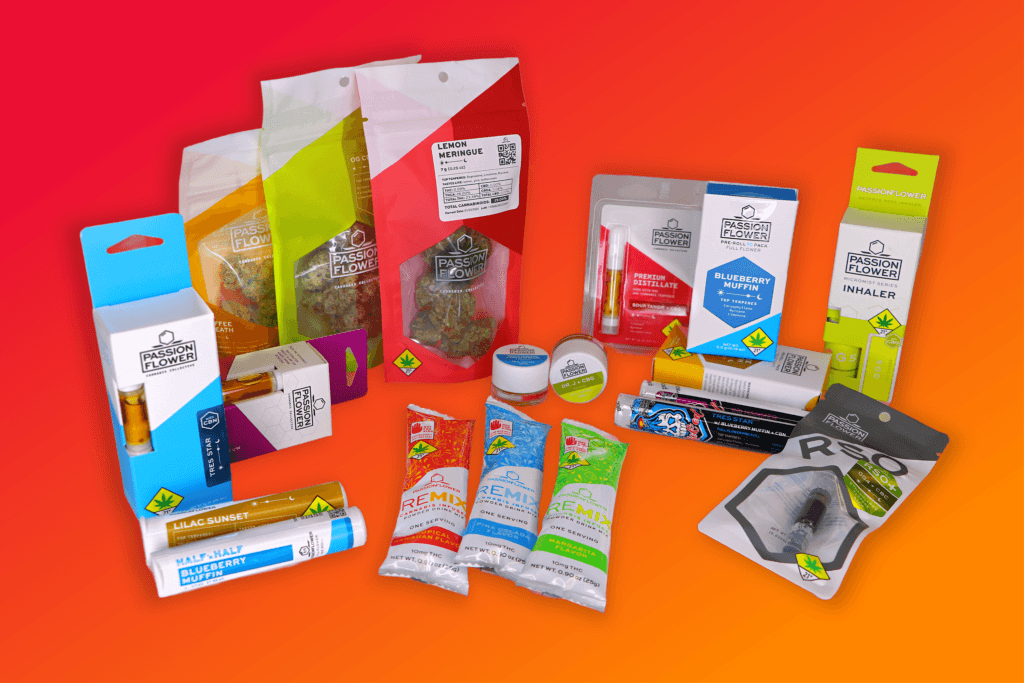 2pk - .5g - Strawberry Mango Haze - Passion Flower - DOH Preroll - S