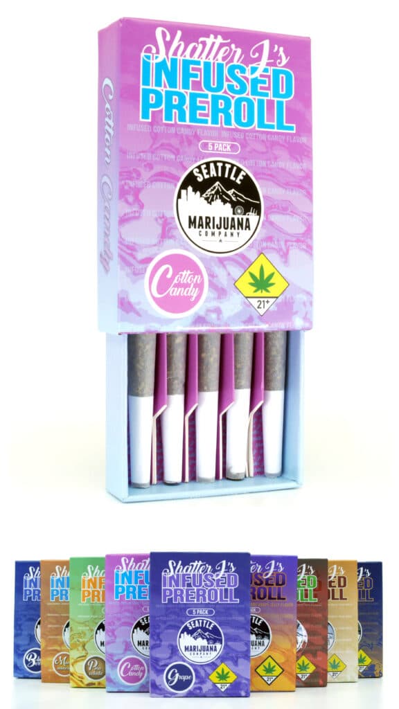 1g - Gelato Sorbet *Blunt* - Seattle Marijuana Company - DOH Infused Preroll - I