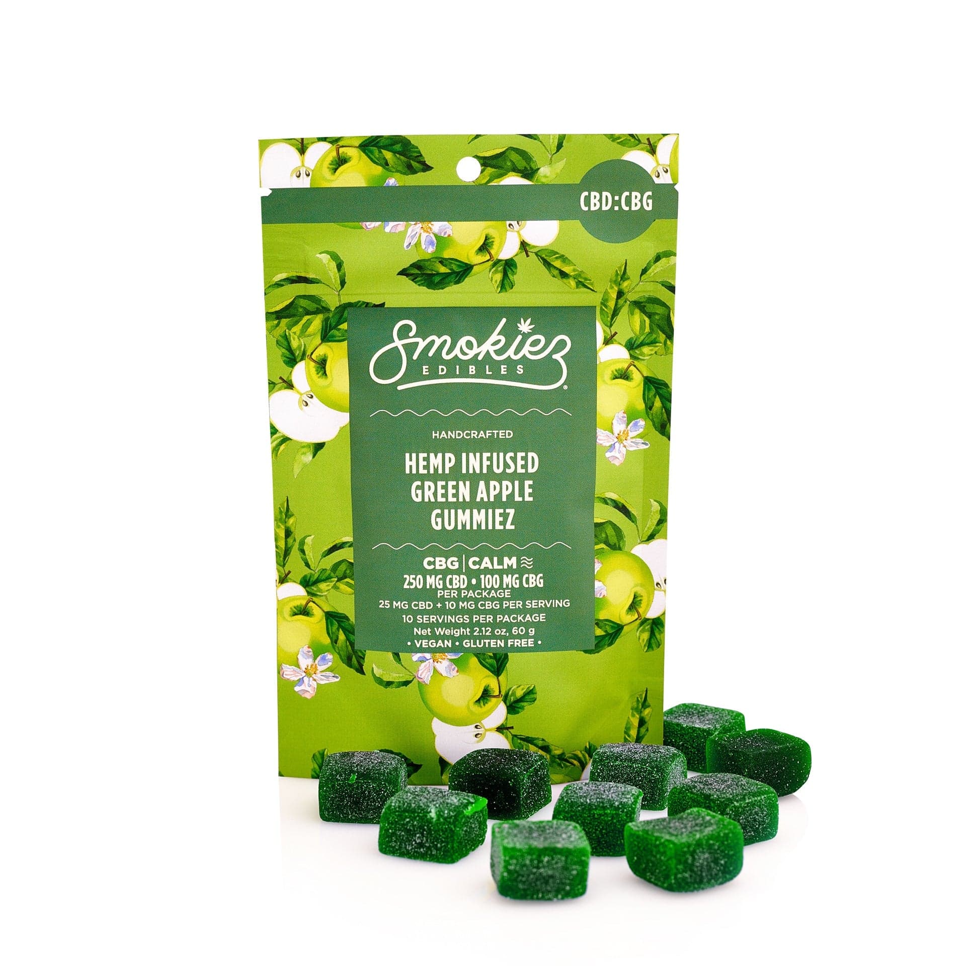 100mg - Green Apple - Smokiez - DOH Edibles - H