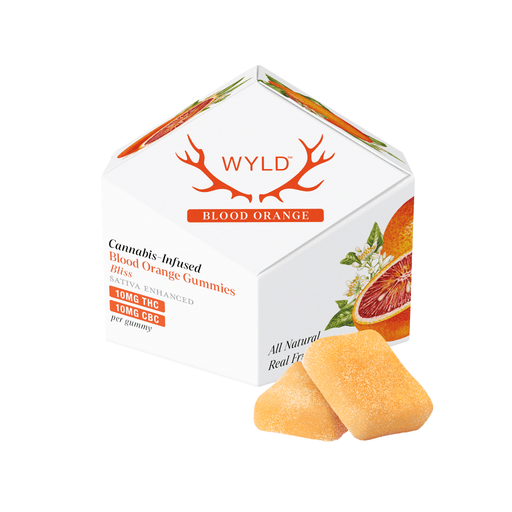 100mg - 10pk - 1:1 Blood Orange - Wyld - DOH Edibles - THC:CBC - S)