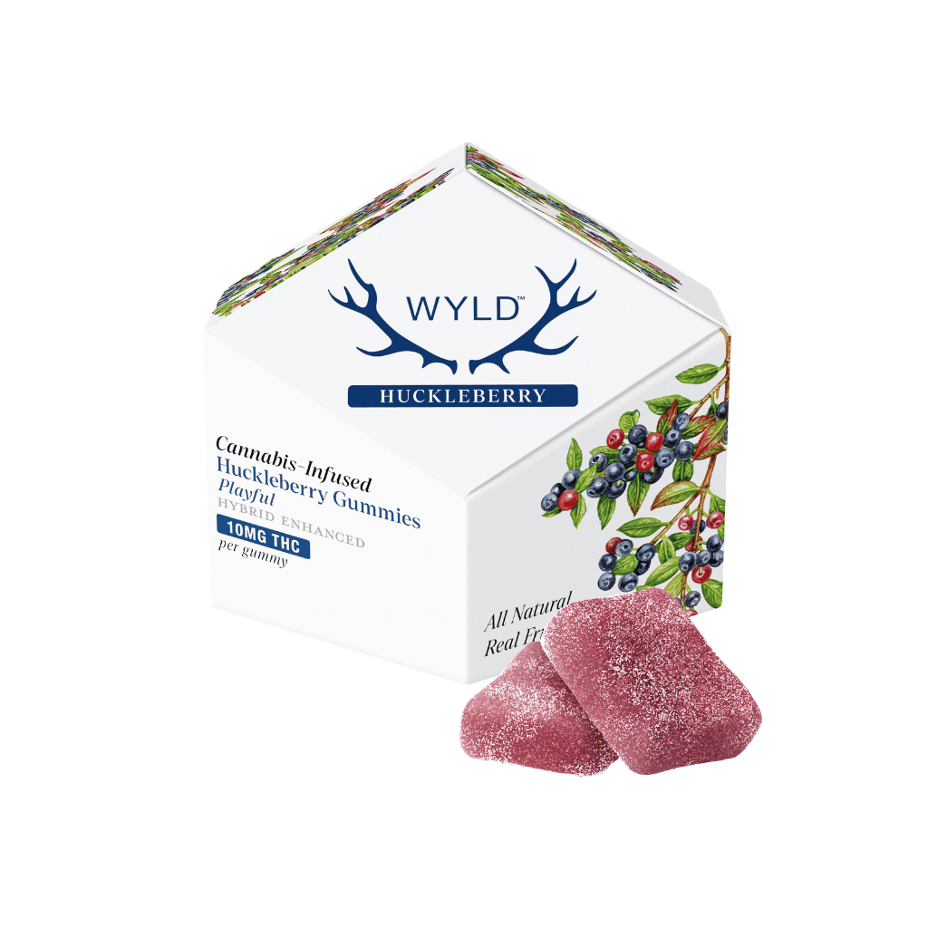 100mg - 10pk - Huckleberry - Wyld - DOH Edibles (Solid) - H