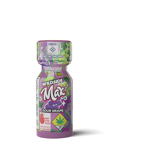 105mg - 20:1 Sour Grape - WildSide - DOH Infused Drink - Shot - THC:CBD - I