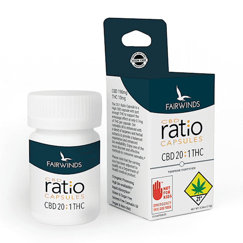 15pk - 20:1 Ratio - Fairwinds - DOH Edibles (Solid) - CBD