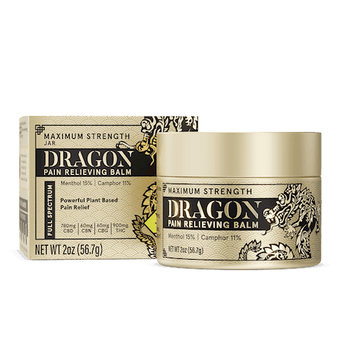 2oz - Max Strength Gold - Dragon Balm - DOH Topicals - Jar