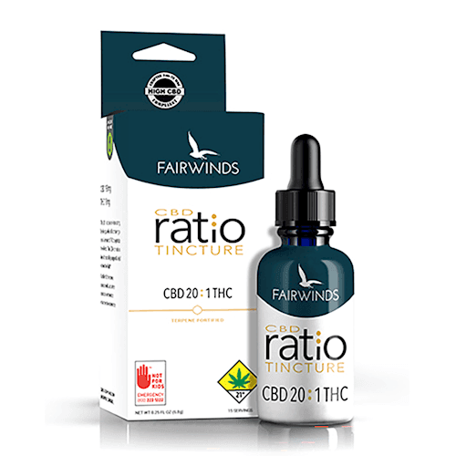 200mg - 20:1 Ratio Tincture - Fairwinds - DOH Edibles (Liquid) - (CBD/THC)
