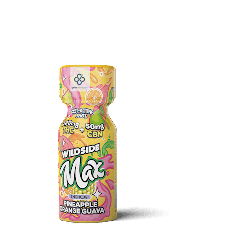 150mg - 2:1 Pineapple Orange Guava - Wildside Shot - DOH Edible - THC/CBN