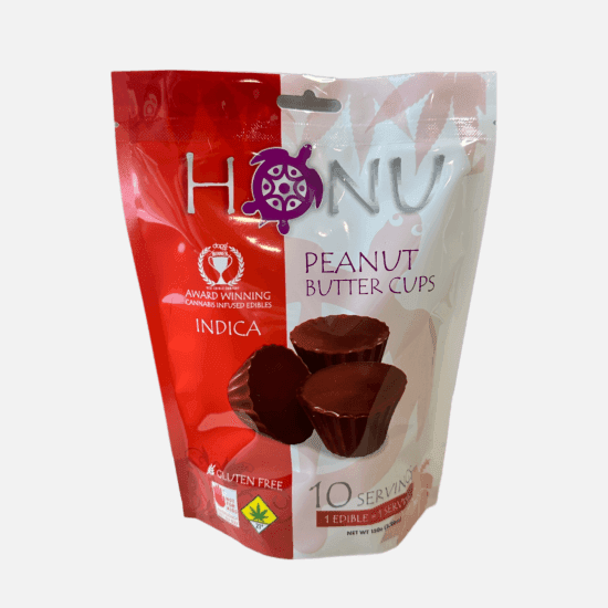 100mg - 10pk - Peanut Butter Cups - Honu - DOH Edibles - I