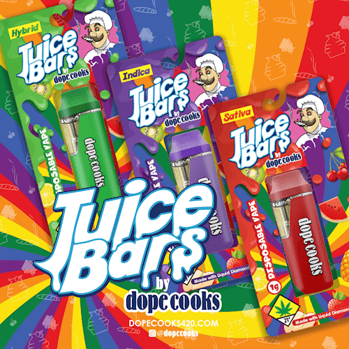 1g - Baja Blast - Juice Bars - DOH Cartridge - Disposable - S