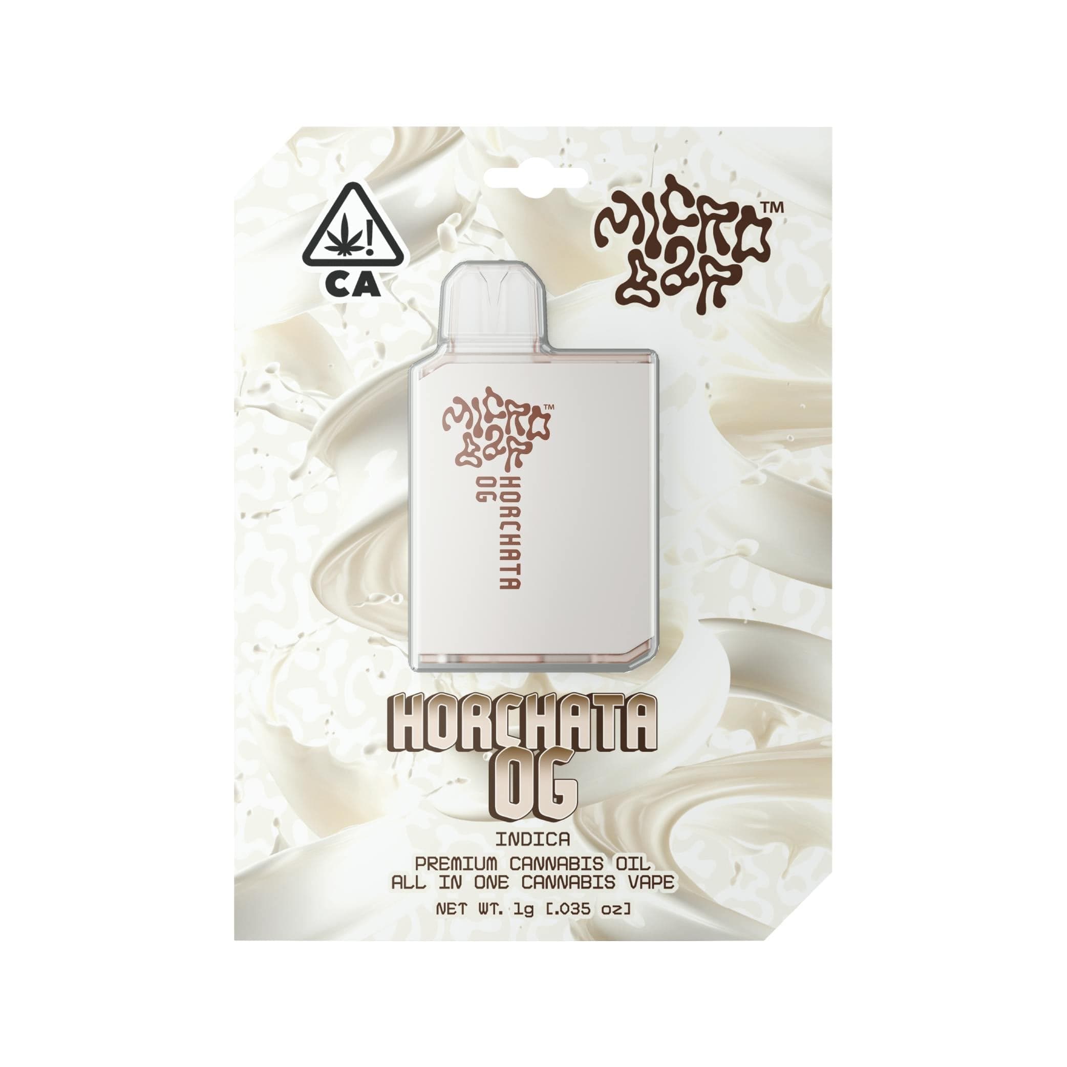 1g - Blueberry Kush - MicroBar - DOH Cartridge - Disposable - I