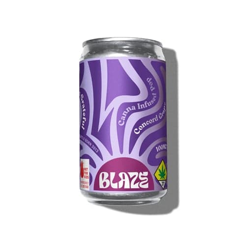 100mg - Grape *can* - Blaze - DOH Edibles (Liquid) - H