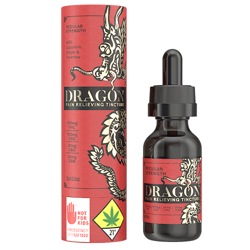 0.51oz - 1:1 Dragon Tincture - Ceres - DOH Tincture - THC/CBD