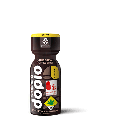 200mg - 2oz - Caramel *Fly - Dopio - DOH Liquid Edible - THC:CBG