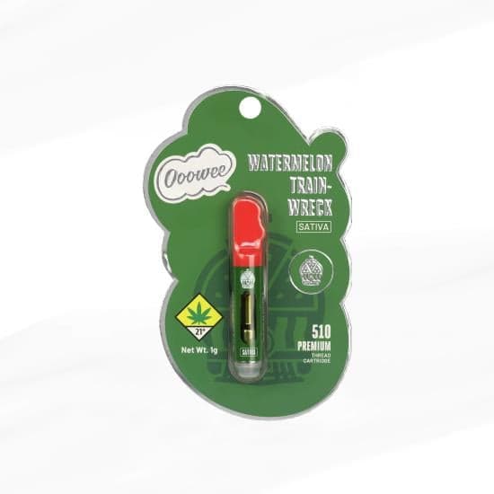 1g - Watermelon Trainwreck - Ooowee - DOH Cartridge - 510 - Cured Resin - S
