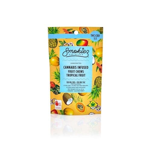 200mg - 10pk - THC:CBD - Tropical - Smokiez - DOH Edibles - S