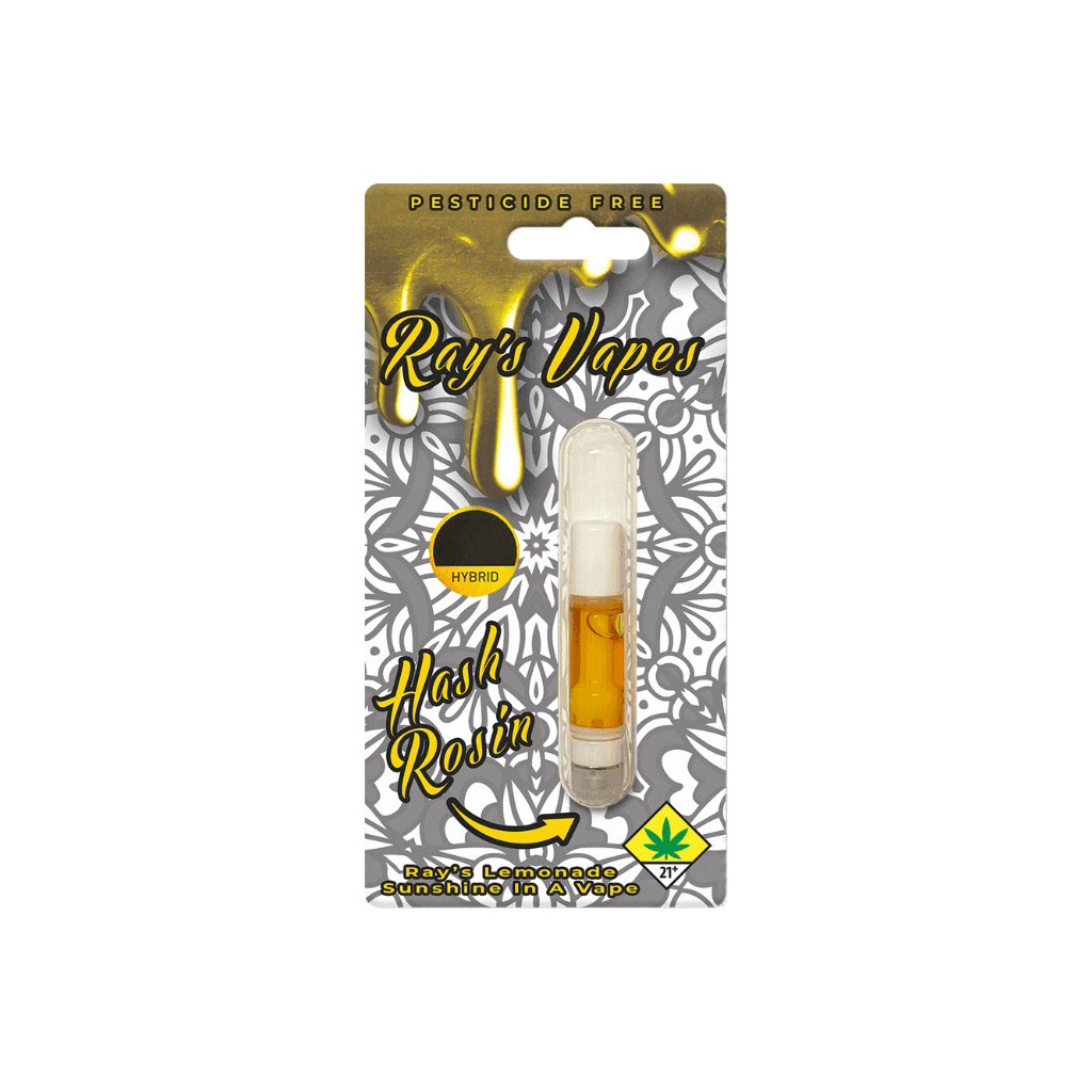 1g - Hybrid - Ray's Vapes - Cartridge - 510 - Hash Rosin - H