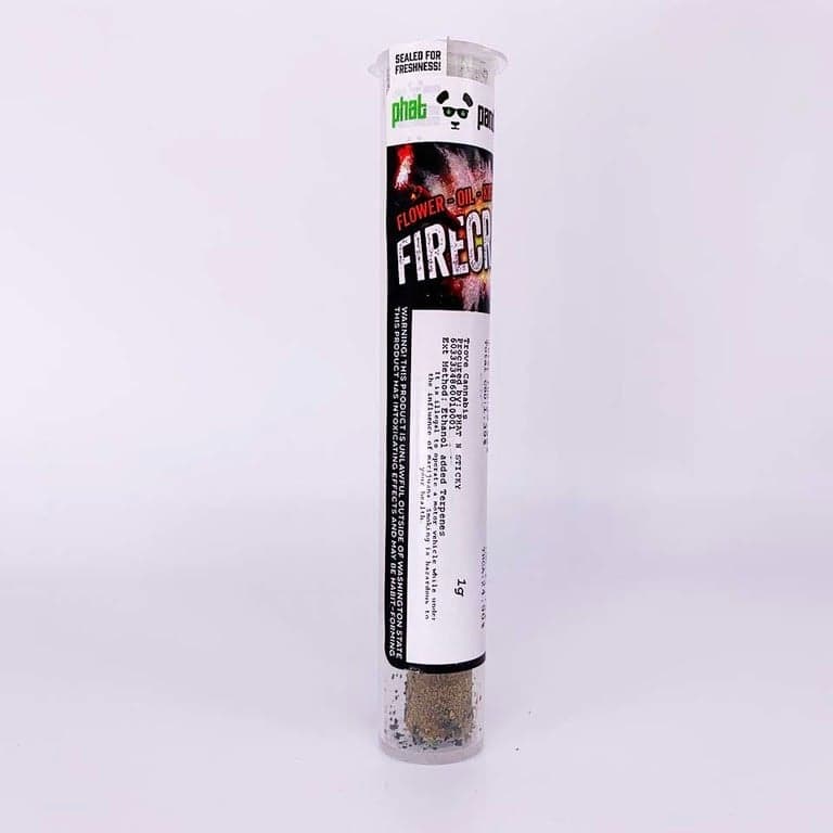 1g - Apple MAC *Inf Bangers - Phat Panda - DOH Infused Preroll - Bubble Hash - H