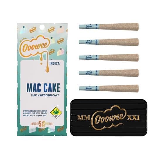 1g - Mac Cake - Ooowee - DOH Infused Pre-Roll - IH