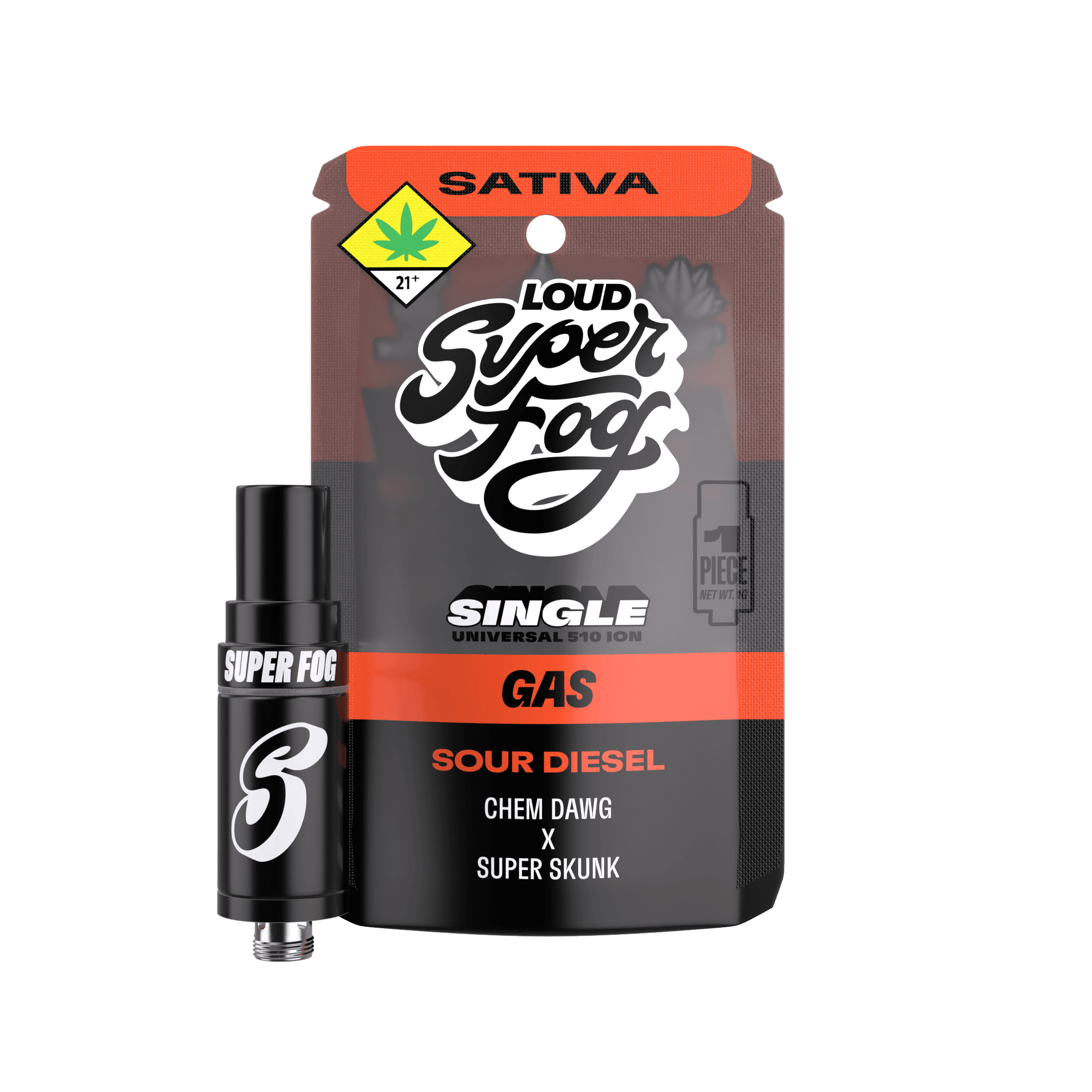 1g - Sour Diesel *Loud* - Mfused - DOH Cartridge - Tanker - S