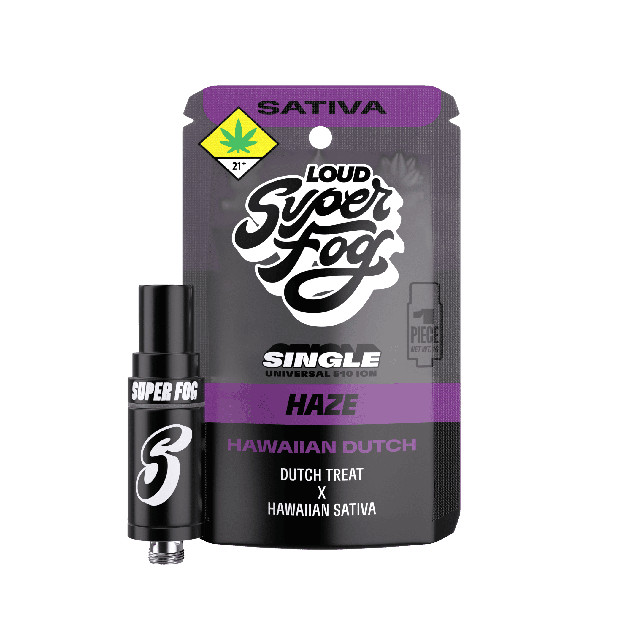1g - Hawaiian Dutch *Loud* - Mfused - DOH Cartridge - Tanker - S