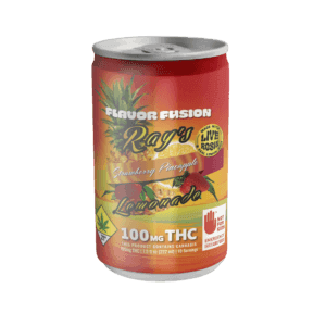 100mg - 7.5oz - Strawberry Pineapple - Ray's Lemonade - Hash Rosin - DOH Drink - I