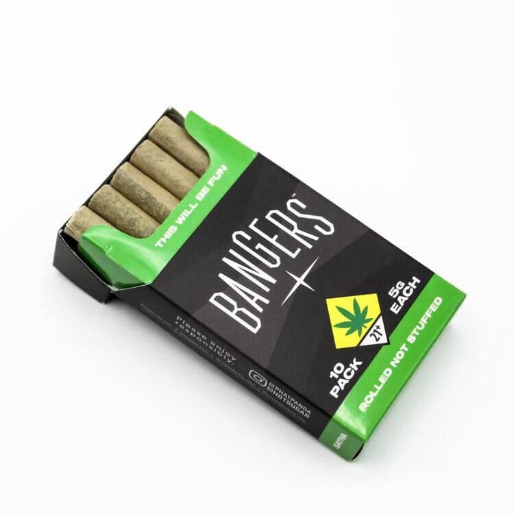 10pk - .5g - Black Zoap *Bangers - DOH Prerolls - H