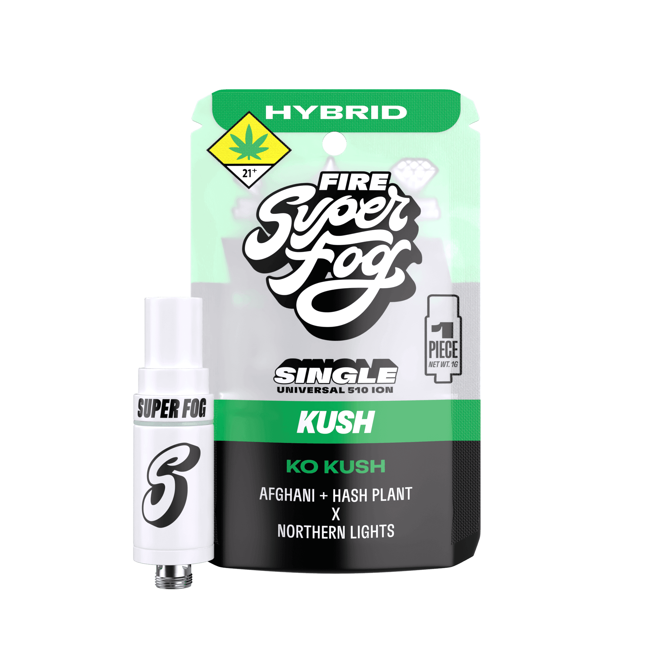 1g - KO KUSH 'Fire' - Mfused - DOH Cartridge - Tanker - H
