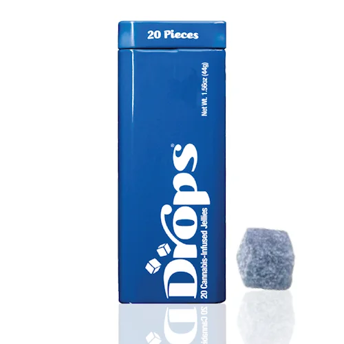 20pk - 1:4 - Blueberry *Cereal Milk*- Drops - DOH Edible - Live Rosin Gummies - IH - THC:CBD