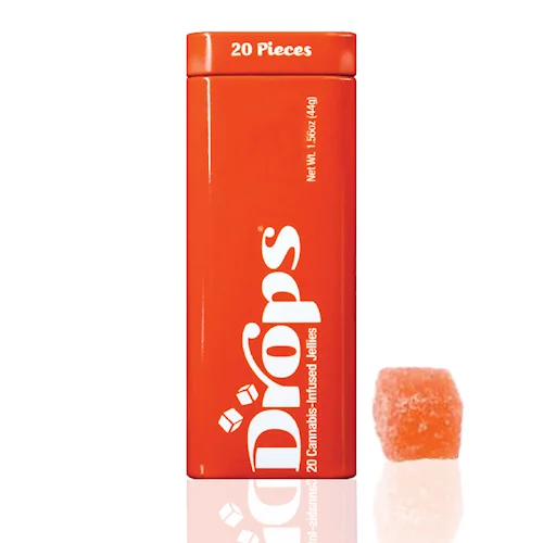 20pk - 1:4 - Strawberry *Candy Apple* - Drops - DOH Edible - Live Rosin Gummies - S - THC:CBD