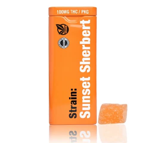 20pk - Orange * Sunset Sherbert*- Drops - DOH Edible - Live Rosin Gummies - S