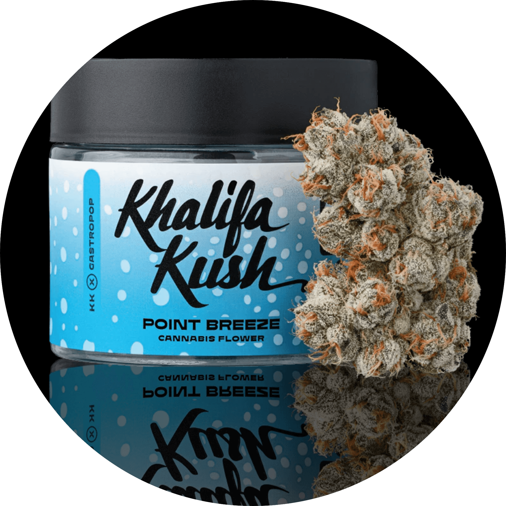 3.5g - Point Breeze - Khalifa Kush - DOH Flower - H
