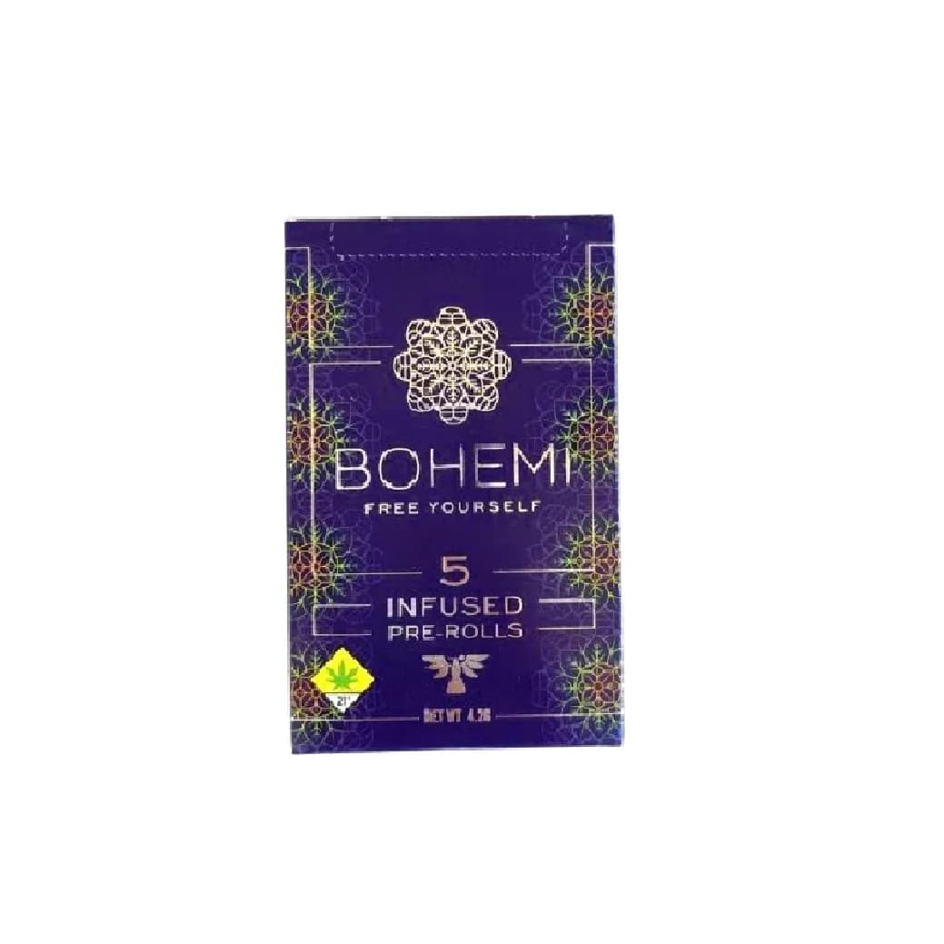 5pk - .5g - Kush Cake - Bohemi - Infused Prerolls - I
