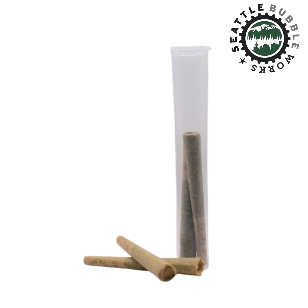 2pk - .5g - Wedding Cake - Seattle Bubble Works - DOH Infused Preroll Pack - I