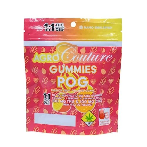 10pk - 1:1 - POG - Agro Couture - DOH Edible (Solid) - CBG