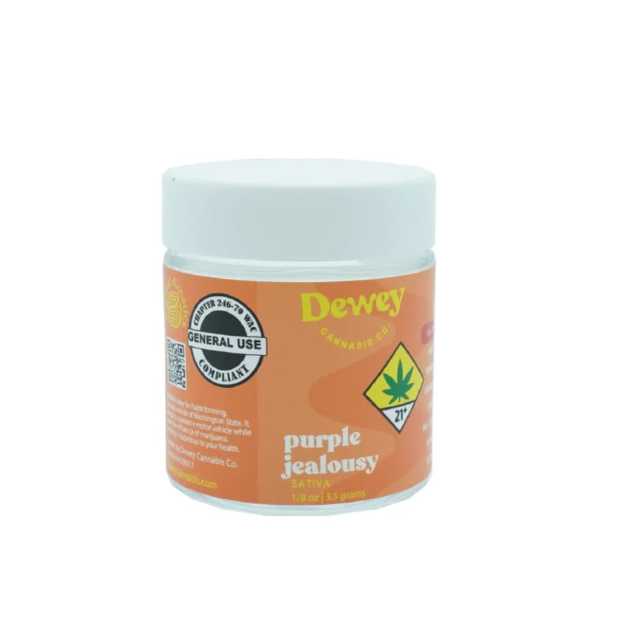 3.5g - Purple Jealousy - Dewey - DOH Flower - H