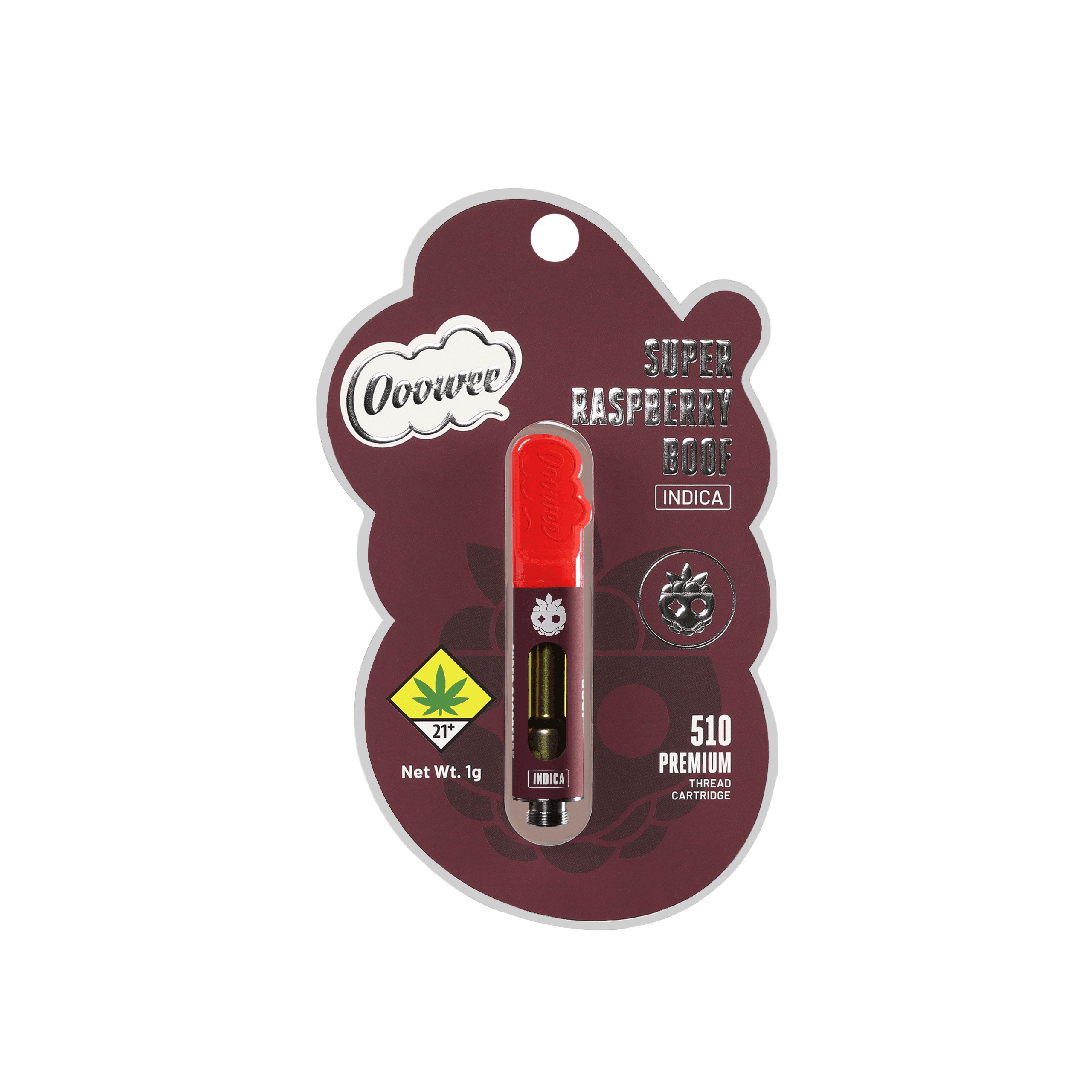1g - Super Raspberry Boof - Ooowee - DOH Cartridge - 510 - Cured Resin - I