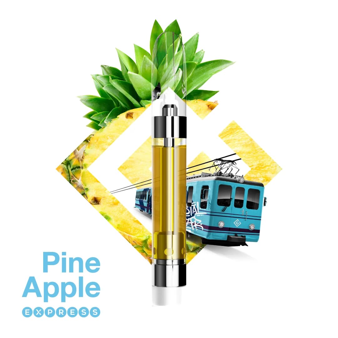 1g - Pineapple Express - Crystal Clear - DOH Cartridge - S