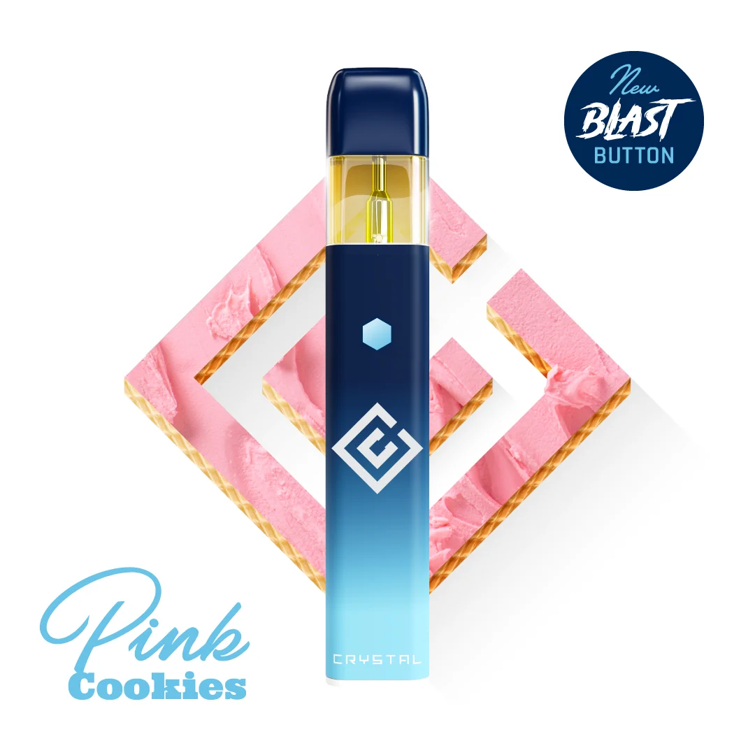 1g - Pink Cookies - Crystal Clear - DOH Cartridge - Disposable - Distillate - I