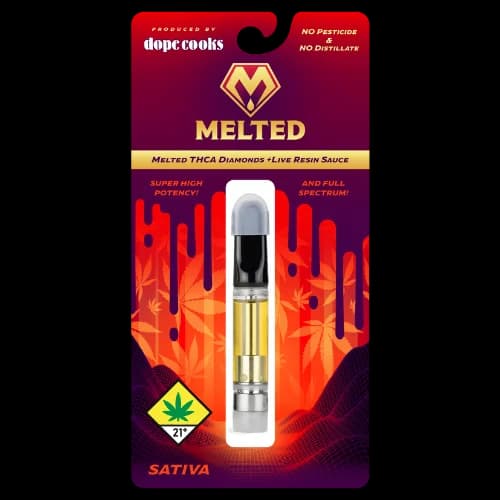 2pk - 1g - Purple Punch x Pineapple Express - Melted - DOH Concentrate - Cartridge - I/S
