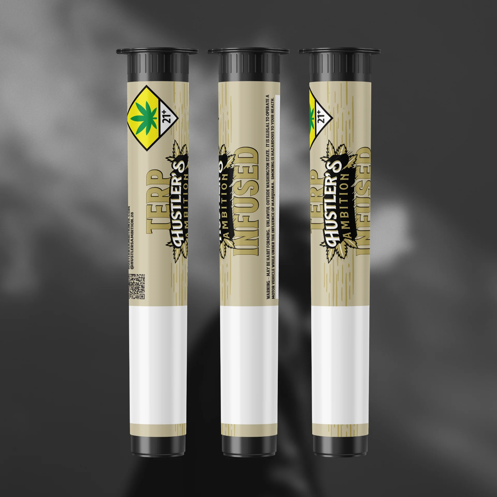 1g - OG Kush - Hustler's Ambition - Infused Preroll - H