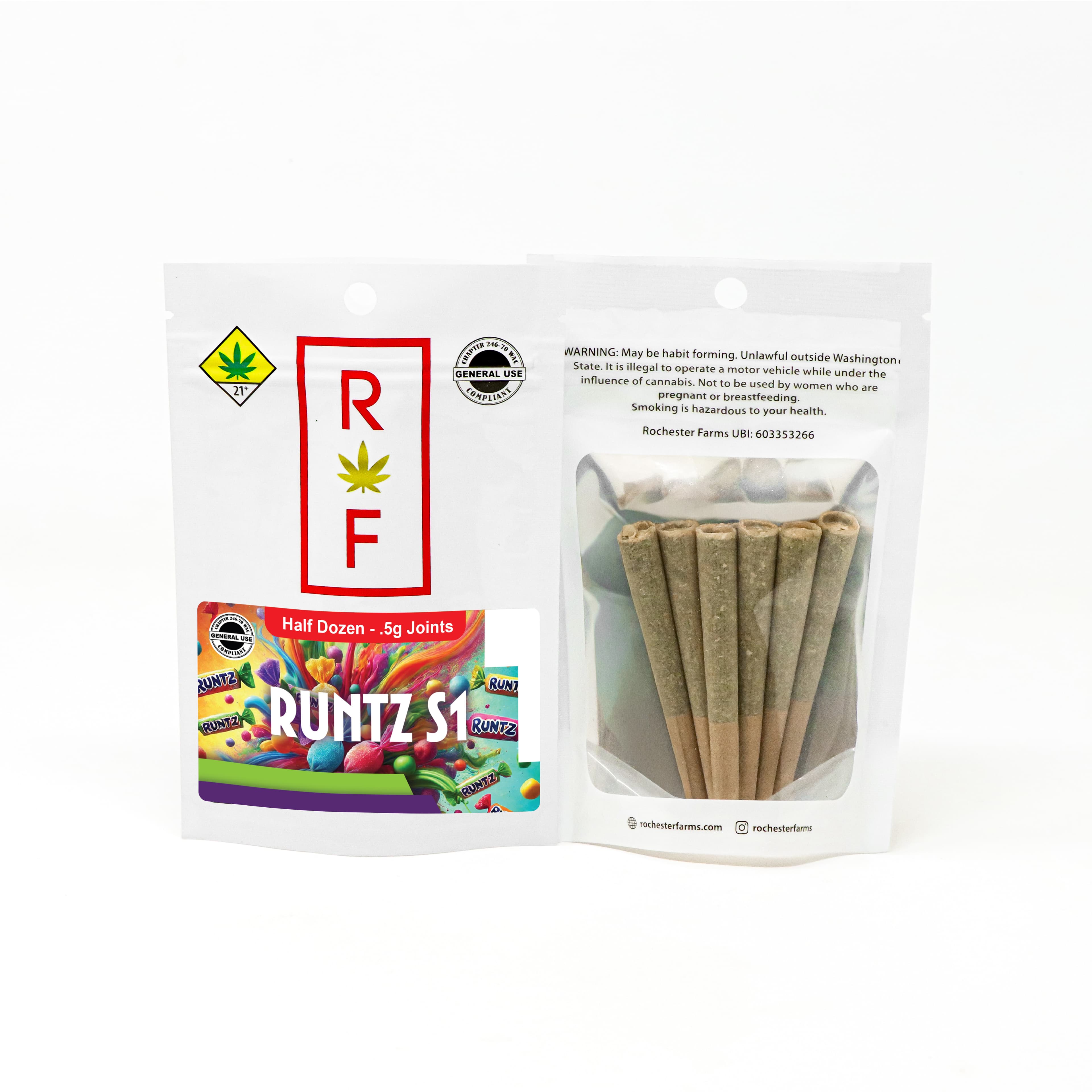 6pk - .5g - Runtz S1 - DOH Pre-Roll - H