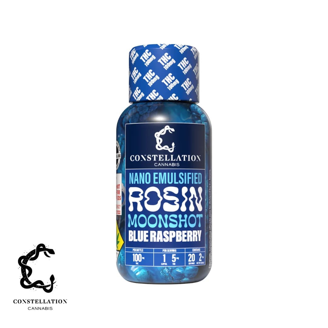 200mg - 1:1 Blue Raspberry - Constellation Cannabis - Moonshot - DOH Edibles (Liquid) - CBN - H