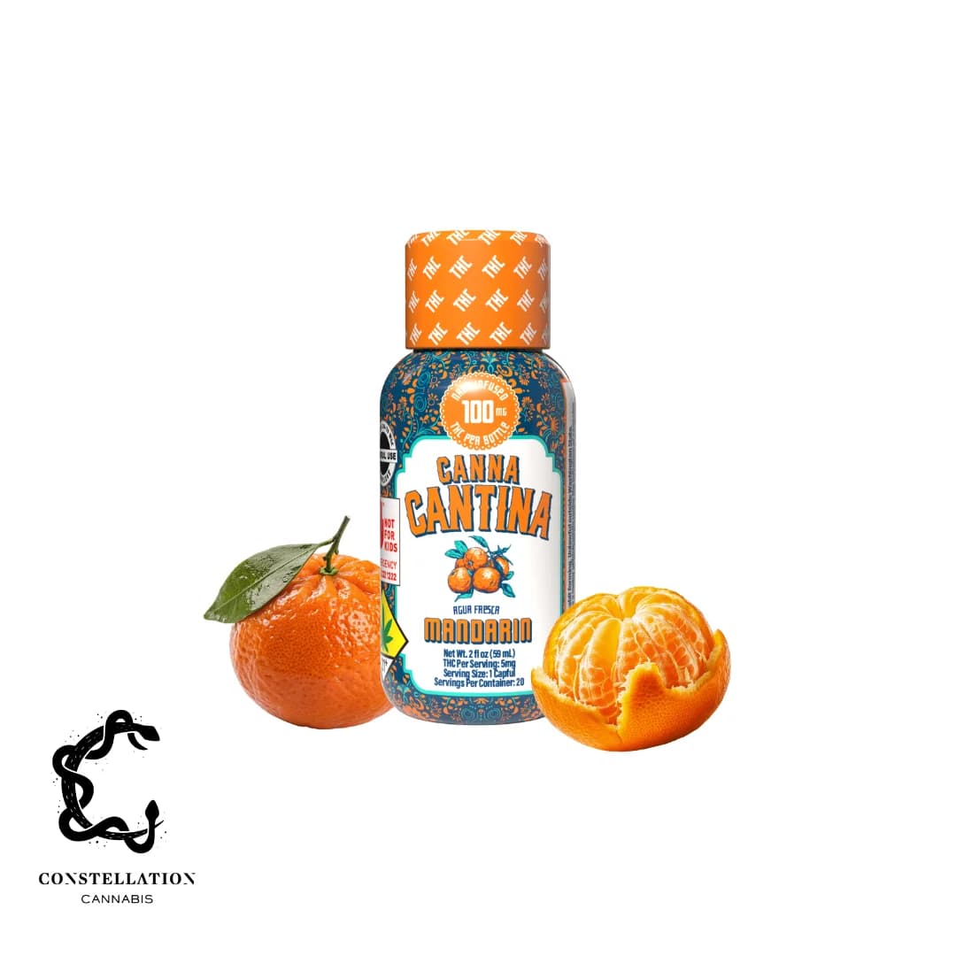 100mg - Mandarin - Canna Cantina - DOH Edibles (Liquid) - H