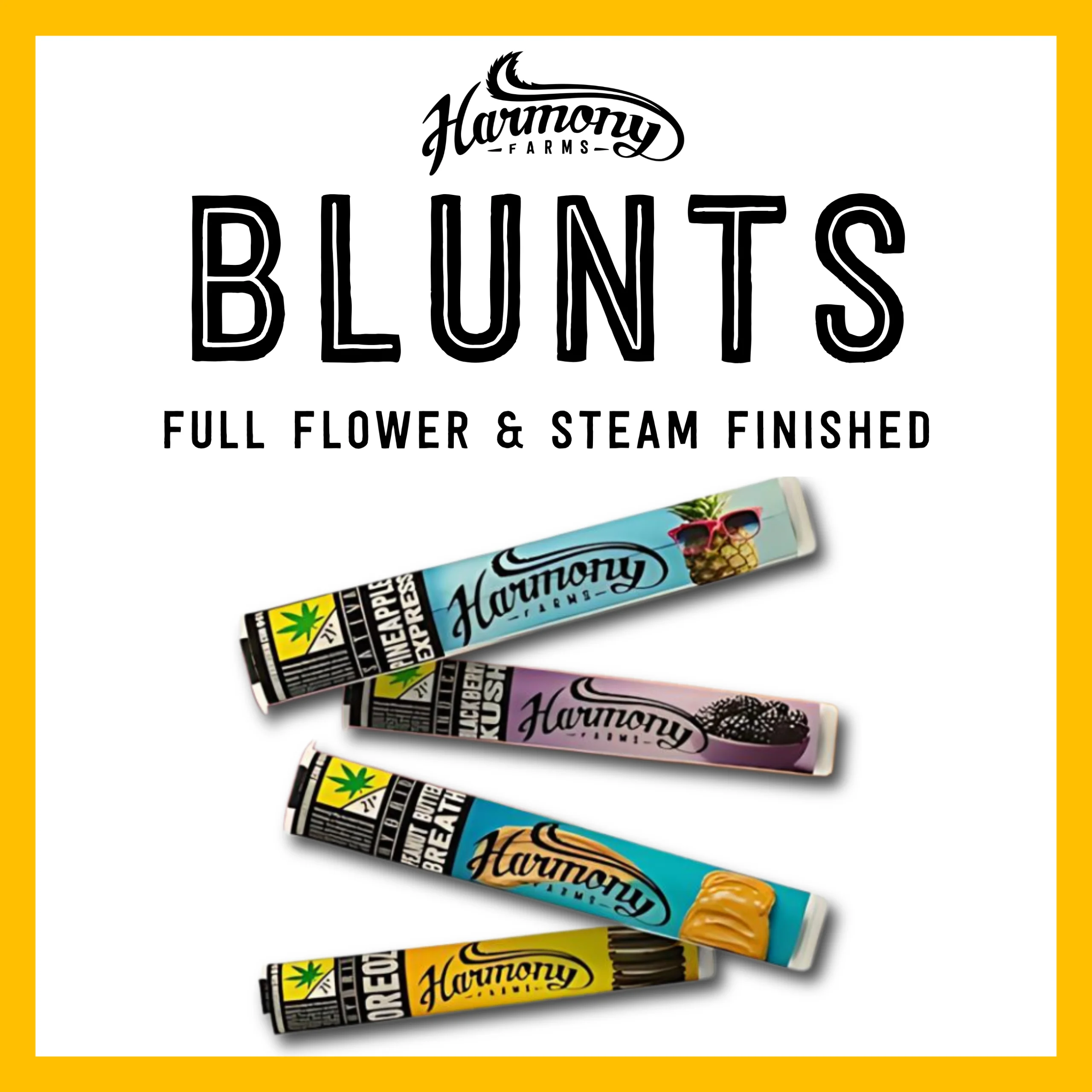 1g - Wedding Cake *Blunt *- Harmony Farms - DOH Preroll - I