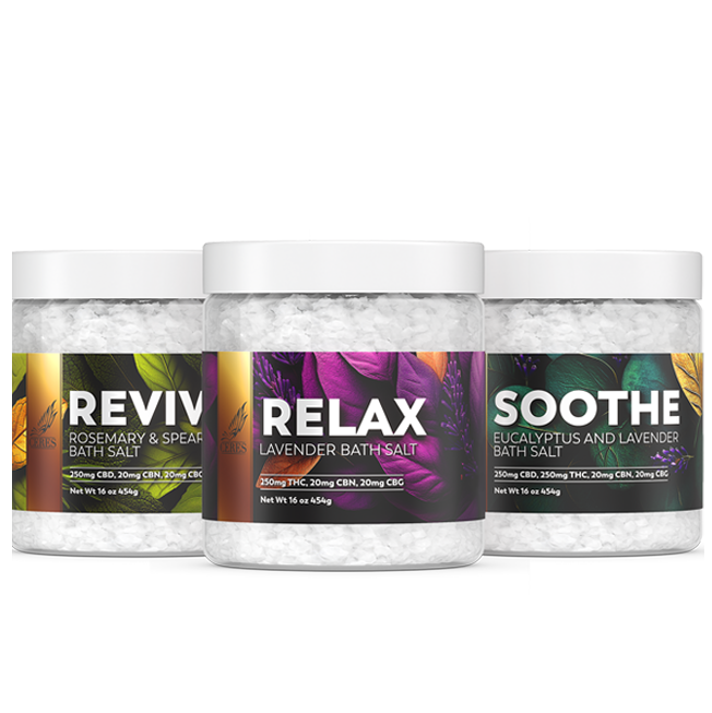 251mg - 16oz - Revive *Bath Salts* - Ceres - Topicals - IH - CBD:THC