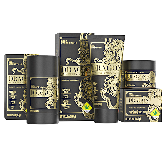 2oz - 1:1 CBD Classic - Dragon Balm - DOH Topical - Jar