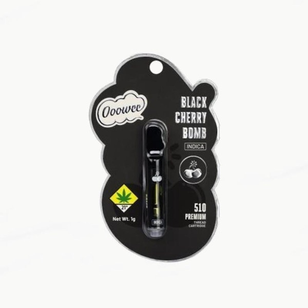 1g - Black Cherry Bomb - Ooowee - DOH Cartridge - 510 - Cured Resin - I